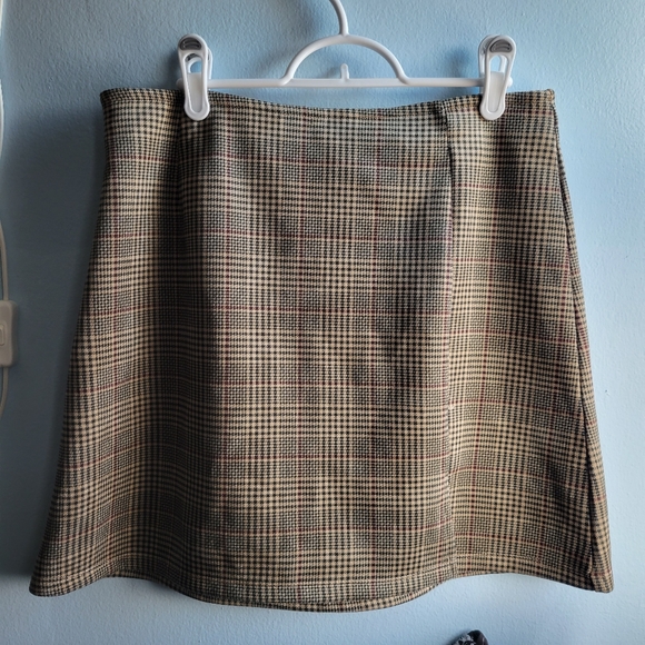 Plaid tight skirt - Picture 1 of 2